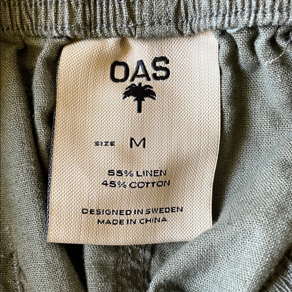 OAS Olive Green Sweatpants - Picture 3 of 5